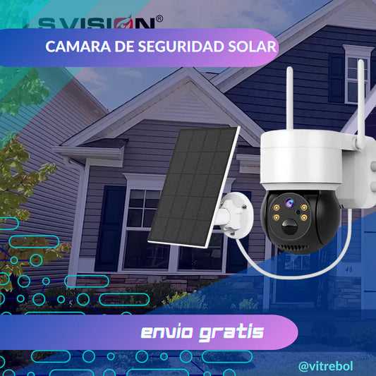 Cámara de Seguridad - Con Carga mediante panel solar