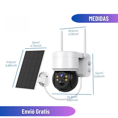 Cámara de Seguridad - Con Carga mediante panel solar